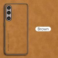 ราคา ฝาปิดโทรศัพท์หนังหนังแกะสำหรับ Sony Xperia 1 VI เคส Xperia1VI 1VI 10VI 10 VI กรอบนิ่ม TPU กรอบป้องกันกล้อง Fundas (23055981291)