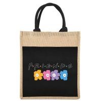 ราคา กระเป๋าช้อปปิ้ง กระเป๋าโท้ทผ้าลินิน กระเป๋าโท้ทไหล่เดียว พิมพ์ลายเพื่อนสำหรับกระเป๋าช้อปปิ้ง (22673363926)