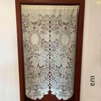 ราคา ผ้าคลุมประตูลูกไม้สีขาวและสีน้ำตาลสำหรับห้องนอน ห้องนั่งเล่น ห้องครัว สไตล์เกาหลี ผ้าคลุมประตูแบบครึ่งตัว ไม่ต้องเจาะ (21668778011)