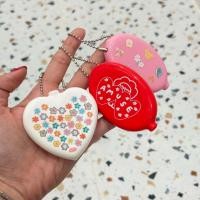 ราคา amuse stuff coin keyring flower ที่ใส่เหรียญลายดอกไม้ (23365886298)