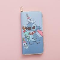 ราคา Disney Stitch แฟชั่นกระเป๋าสตางค์การ์ตูนยาวซิปพิมพ์นักเรียนกระเป๋าสตางค์การ์ตูนกระเป๋าใส่เหรียญแพคเกจน่ารักแพ็คเกจบัตรธนาคาร (23935120979)
