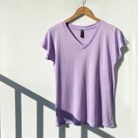 ราคา เสื้อยืดคอวี ผ้าสลาฟ อก 36 (13194393426)