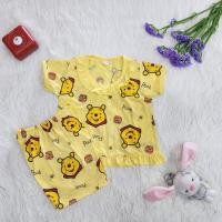 ราคา ชุดนอนเด็ก ลายหมีพูห์ แขนสั้น ขาสั้น (18334146117)