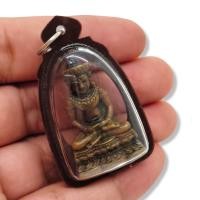 ราคา amulet พระกริ่งจอมสุรินทร์ ของขลัง หลวงปู่หงษ์ สุสานทุ่งมน เลี่ยมกรอบพลาสติกกันน้ำอย่างดี Y1 08 (22971625692)