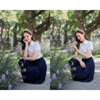 ราคา กระโปรงพลีทสีกรม พลีสสีกรมท่า สีกรม จีบรอบเล็ก ยาว 20 28 นิ้ว (21394398072)