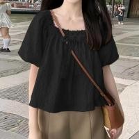 ราคา เสื้อแฟชั่นชีฟอง แขนพอง สวยไม่ซ้ำใคร (22817956494)