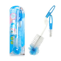 ราคา NATUR แปรงล้างขวดนม แปรงล้างจุกนม เนเจอร์ ด้ามหมุน 360 องศา แปรงฟองน้ำ แปรงไนลอน อุปกรณ์ทำความสะอาดขวดนม ที่ล้างขวดนม (24397585938)