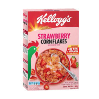 ราคา Kelloggs Real Strawberry Corn Flakes Kellogs Strawberry เคลล็อกส์ ฟรูตลูปส์ อาหารเช้า ซีเรียลธัญพืช 180g (20736559105)
