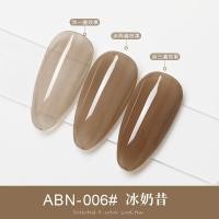 ราคา สีเจลทาเล็บโทนสีเทาอมม่วง สีชา และสีนมแบบเยลลี่ ยาทาเล็บเจล ตกแต่งเล็บ สีเจลทาเล็บ ยาทาเล็บเจล ASฝาแหลม ABN wenails (24485677325)
