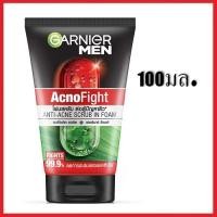 ราคา Garnier Men AcnoFight Premium Anti Acne Scrub In Foam สำหรับผิวมันเย็น ผสานกรดซาลิไซลีนและherb repara (24204012754)