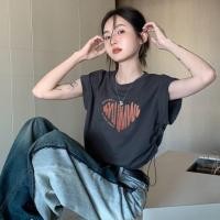 ราคา เสื้อครอปสาวอวบน่ารักๆ oversize เสื้อผ้าคนอ้วนไซส์ใหญ่ 90โลสวยๆ ส่ได้จ้า สไตล์เกาหลี เสื้อยืดสวยๆผู้หญิงกําลังฮิต (22217227446)