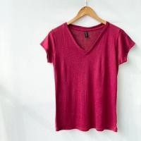 ราคา เสื้อยืดคอวี ผ้าสลาฟ อก 36 (11442891262)