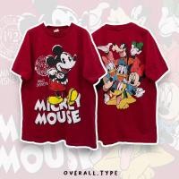 ราคา MICKEY MOUSE Christmas T shirt ดิสนีย์มิกกี้เมาส์ happy new year เสื้อยืดคริสต์มาส HOT ผ้าฝ้ายสีแดง Disney women T SHIRT S 5XL (23338450966)