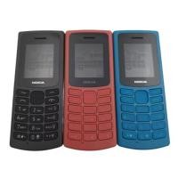 ราคา For Nokia 105 4G 2020 Battery Cover Rear Door Housing Front Case Middle Frame Lens Key Pad (24342731009)