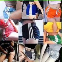 ราคา กางเกง3แถบขาสั้นขาเว้า ผ้าคอตตอน กางเกงขาสั้นผู้หญิง ทรงสปอร์ต 3 แถบ ใส่วิ่ง นอน ออกกำลังกาย สบายมาก (24484482213)