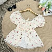 ราคา เสื้อครอปลูกไม้ผูกหน้า แค่เสื้อ (22068253426)