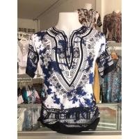 ราคา Batik Trendy เสื้อใส่สบายๆ เสื้อใส่ไปทะเล ชายหาด เสื้อบาหลีมัดย้อม เสื้อสไตล์โบฮีเมี่ยม เสื้อจังโก้ เสื้อเท่ๆ วินเทจ (21074684283)