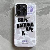 ราคา เคสโทรศัพท์แบบครอบเต็มพร้อมลายปีกผีเสื้อ Bape สีม่วง สำหรับ iPhone 13 pro Max Apple ปกป้องแบบแข็ง 14 ปกป้องแบบด้าน 12 สำหรับคู่รัก (24045409931)