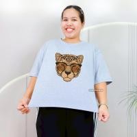 ราคา เสื้อยืด ลายเสือดาวสุดฮิต และมีกางเกงลายเสือ มีหลายสีให้เลือกสรร เสื้อสาวอวบ ทรงครอป คอกลม แขนสั้น เนือผ้าคอตตอนผสม tb834 tt 190 pb915 (24269308167)