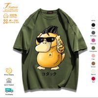 ราคา เสื้อยืดแขนสั้น ผ้าฝ้ายแท้ พิมพ์ลายเป็ด Kodak สไตล์เกาหลี สําหรับผู้ชาย และผู้หญิง (21829536483)