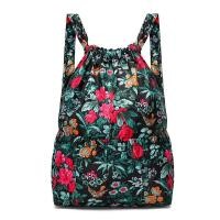 ราคา Elephant Print Foldable Bag Light Weight Womens Drawstring Travel Backpack Large Capacity Handbag Mothers Waterproof Shopping Handbag (23440089908)