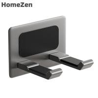 ราคา HomeZen ที่วางไดร์เป่าผมอลูมิเนียมติดผนังชั้นวางไดร์เป่าผมแบบไม่ต้องเจาะสำหรับจัดเก็บไดร์เป่าในห้องน้ำ (24055171193)