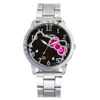 ราคา Hello Kitty นาฬิกาควอทซ์สร้อยข้อมือเหล็กสแตนเลสแฟชั่นสำหรับผู้หญิงนาฬิกาการ์ตูนสายนาฬิกานักเรียนโลหะผสมของขวัญที่ดีที่สุด (24485177818)