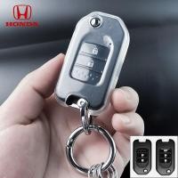 ราคา ปลอกกุญแจรถยนต์ แบบพับได้ สําหรับ HONDA เคสกุญแจรีโมทรถยนต์ honda JAZZ GK CIVIC FB เคสกุญแจรถยนต์ honda jazz (22806991018)