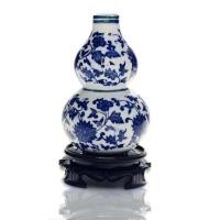 ราคา Miniature Blue และสีขาวแจกันตกแต่งห้องนั่งเล่นโบราณสไตล์จีนเซรามิคดอกไม้หม้อเดสก์ท็อปเครื่องประดับ (17805385702)