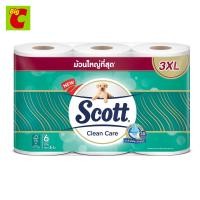 ราคา สก๊อตต์ คลีนแคร์ กระดาษชำระ ม้วนใหญ่ที่สุด 3XL แพ็ค 6 (11827490542)