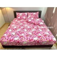 ราคา ผ้าปูที่นอน ชุดผ้าปูที่นอน ลายตี้ ของใช้คิตตี้ ขนาด 3 5 6 ฟุต ผ้า COTTON 100 งานเย็บดีผ้าไม่เป็นขุย ห่มสบาย เกรดพีเมี่ยม (23620937043)