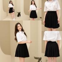 ราคา กระโปรงพลีทนักศึกษา กระโปรงพลีส พลีทจีบเล็ก จีบกลาง จีบทวิส พลีทยาว 14 36 นิ้ว (21394361568)