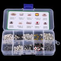 ราคา YADUN 250Pcs 10 Types Tactile Push Button Switch Car Keys Button Touch Microswitch (22427034995)