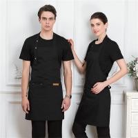 ราคา B LIVEM Simple Fashion Apron Solid Color Waterproof Household Apron Anti fouling Fashion Mens And Womens Apron (24249138269)