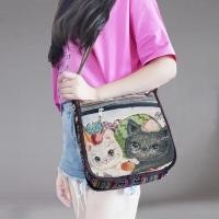 ราคา S way Lady Crossbody Shoulder Bag Phone Purse Handbag Pouch Ethnic Style Embroidered Messenger Bag Retro Canvas Bag (24496916689)