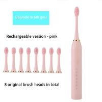 ราคา Kangle 2 3 days delivery ซื้อแปรงสีฟันไฟฟ้า แจกหัวแปรง 8 หัว มัลติฟังก์ชั่ USB ชาร์จกันน้ำแปรงสีฟันไฟฟ้า มีสามสีให้เลือก 6 โหมดสามารถปรับได้เปิดฤดูกาลเรียน ของขวัญสำหรับนักเรียน (24355850174)