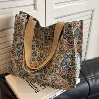 ราคา HNQH Christmas Gift Large Capacity Single Shoulder Canvas Bag Casual Flower Pattern College School Handbag Work Shoulder Bag (23365713270)