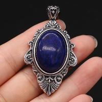 ราคา Fine หินธรรมชาติจี้ Lapis lazuli Turquoises สําหรับ Tribal เครื่องประดับทําสร้อยคอต่างหูของขวัญ (23058809832)