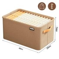 ราคา Thicken เสื้อผ้า Organizer กางเกงเสื้อกันหนาวตู้เก็บลิ้นชักกางเกงยีนส์กล่องเก็บตู้เสื้อผ้าเสื้อผ้าจัดเก็บ (23398011134)
