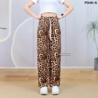 ราคา กางเกงสาวอวบ ลายเสือดาวมาใหม่ ที่สาวๆไม่ควรพลาด ทรงขากระบอกใหญ่ ใส่สบาย ไม่อึดอัด เนื้อผ้าร่อง pb915 (24259448929)