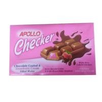 ราคา Apollo checker เวเฟอร์เคลือบช็อกโกแลต 1 กล่อง บรรจุ 24 ชิ้น (23193977368)