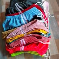 ราคา พร้อมส่ง กางเกงขาสั้น 2 เเถบ น้ำหนัก 15 25 กิโล ขาย 6 ตัว ใส่ได้ทั้งหญิงและชาย (12738686242)