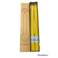 ราคา เทียนพรรษา เทียนคู่ ขนาด3 5 42ซม เบอร์ 4 บรรจุ 2 เล่ม คละยี่ห้อ (14852249422)