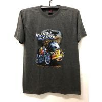 ราคา เสื้อคอกลม T shirt ลายมอเตอร์ไซค์ นกอินทรีย์ (12387370472)