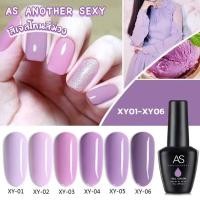 ราคา สีเจล As 15ml โทนม่วงชมพูพาสเทล purple taro purpl XY 01 06 (3543006411)