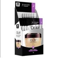 ราคา OLAY Total Effects 7 In 1 โอเลย์ โททัล เอฟเฟ็คส์ เดย์ ไนท์ ครีม เซรั่ม แบบซอง 1 กล่อง มี 6 ซอง 7 กรัม (23225595436)