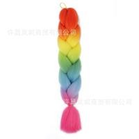 ราคา Horec ไหมถักผม เฉดสี ไหมถักเปีย แฮร์พีช ผมเปีย ไหมถักผม ไหมไฟเบอร์ ไหมต่อผม ยาว 60cm 100g พร้อมส่ง (24240153874)