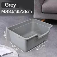 ราคา กระบะทรายแมว ห้องน้ำแมว ขนาดใหญ่ กระบะทรายแบบจัมโบ้ รุ่นขอบสูงพิเศษ แข็งแรง ทนทาน ใหญ่มาก (23618975703)
