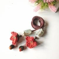 ราคา เข็มขัดชุดไทย สายรัดซิ่น เชือกรัดซิ่น เข็มขัดผ้า เข็มขัดดอกไม้ ผ้าไทย งานแฮนด์เมด (18509960326)