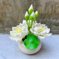 ราคา แจกันดอกบัว กระถางดอกบัว แจกัน ดินปั้น ของไหว้พระ ของบูชา บูชาสิ่งศักดิ์สิทธิ์ ของตกแต่งบ้าน สินค้าพร้อมส่ง (21366207605)